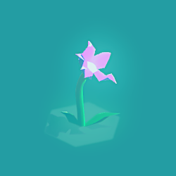 faded pink flower